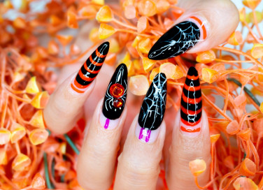 nail art, Halloween 2020, manicure