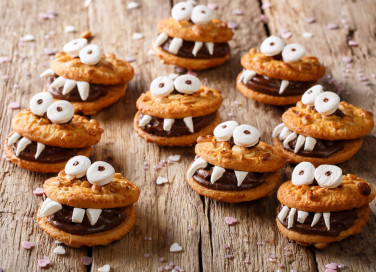 come decorare biscotti halloween, biscotti halloween