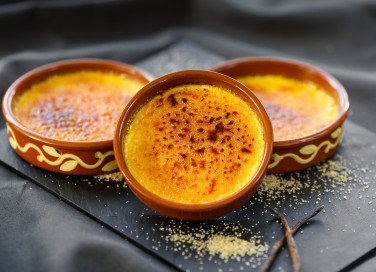 Creme brûlée e crema catalana