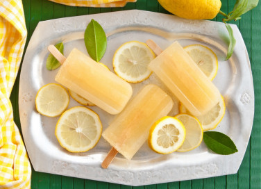 ghiaccioli al limone, ricetta, senza zucchero