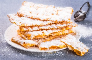 Chiacchiere al forno