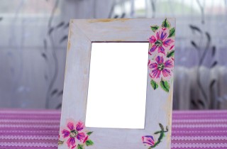 Regali di San Valentino fai da te: la cornice decorata col decoupage