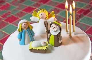 Torte di Natale in pasta di zucchero, 7 decorazioni splendide per le feste