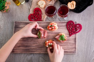 Il menù semplice di San Valentino per una cena romantica in casa