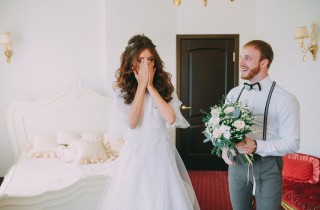 First look matrimonio, l'emozione del primo scatto