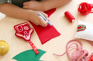 Calza della befana in feltro fai da te: come farla senza cucire