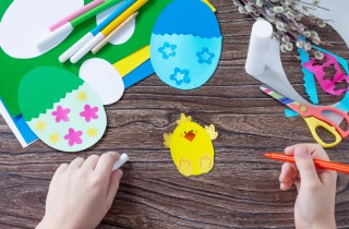 Biglietti di Pasqua facili da realizzare con i bambini