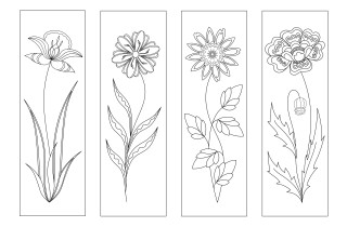 Segnalibri fai da te da colorare: 13 immagini belle gratis