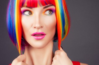 Trucco occhi per Carnevale: il look arcobaleno
