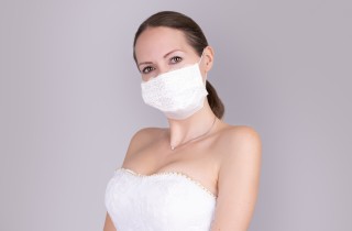 Mascherine per l’abito da sposa: l’ultima tendenza della moda