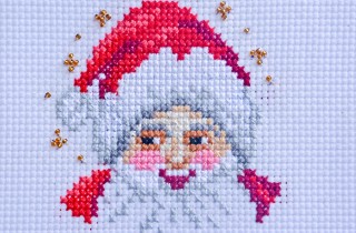 Punto croce Babbo Natale: 7 schemi gratis