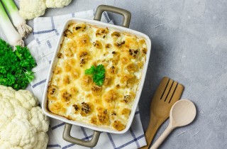 Come fare il cavolfiore gratinato al forno senza besciamella