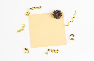 Pigne di Natale, le decorazioni con il cartoncino