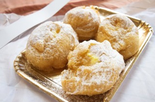 Bignè di San Giuseppe crema all’arancia, la versione fritta