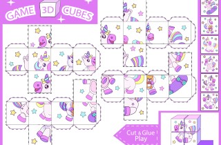 Cubi puzzle fai da te da stampare: 9 modelli gratis
