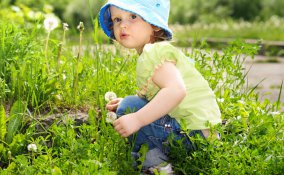 bambina allergica al polline