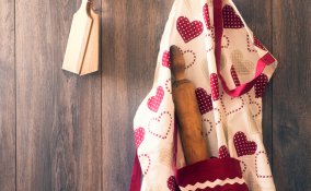 grembiule, decoupage, decoupage su tessuto, hobby, fai da te