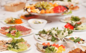 Il buffet matrimonio sposi 