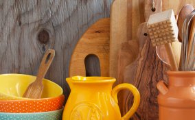 cucina utensili tagliere