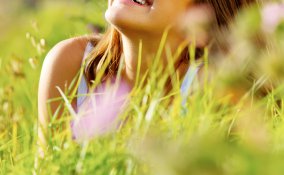 donna natura sorriso freschezza