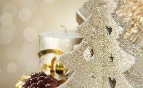 decorazione natale palle albero decoupage