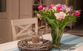 centrotavola primaverile fai da te