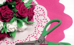 fiori di carta crespa