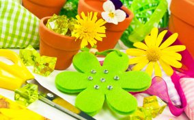 fiori di stoffa fai da te semplici