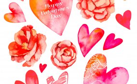 decoupage san valentino, decoupage san valentino decorazioni floreali, decoupage san valentino motivi floreali, decoupage san valentino casa