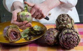 come pulire i carciofi
