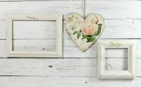 lavoretti festa della mamma, cornice decoupage, decoupage festa della mamma