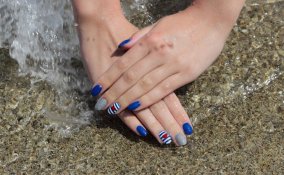 nail art, estate 2017, mare
