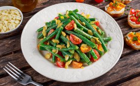 fagiolini bolliti, insalata, ricette estive