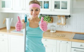 lavori domestici, autunno, pulire casa