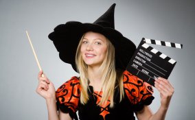 halloween, film, bambini