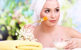 maschera viso all'olio di oliva