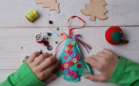 decorazioni di Natale, fai da te, bambini