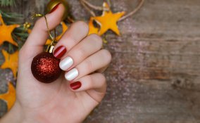 nail art, Natale 2017, decorazione unghie