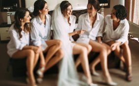 sposa, amiche
