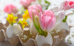 decorazione tavola pasquale 