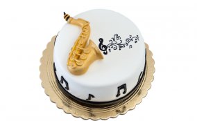 torte a tema musicale, torte pasta di zucchero