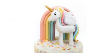 torte unicorno pasta di zucchero, unicorno pasta di zucchero