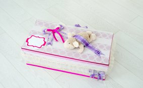 scatola ricordi neonato fai da te, scatola ricordi neonato