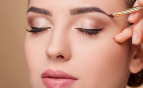 sopracciglia, trucco, ala di gabbiano