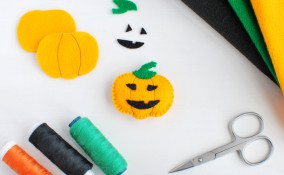 modelli decorazioni halloween, decorazioni halloween feltro, disegni halloween