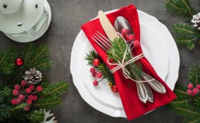 natale, apparecchiare tavola, foto di ispirazione