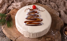 torte di compleanno natalizie, torte di compleanno natale, decorazioni natalizie per torte