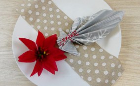 Come piegare i tovaglioli -  5 idee per Natale