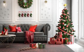 arredamento, casa, natale