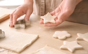 albero natale pasta sfoglia, alberelli pasta sfoglia